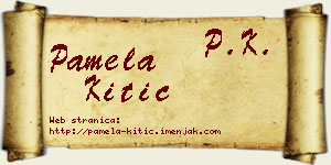 Pamela Kitić vizit kartica